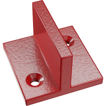 Ekena Millwork Premium Barn Door Floor T-Guide, Regal Red GB6001GRR